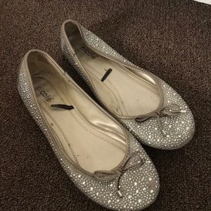 Sparkly flats